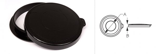 Sealect Hatch Lid & Ring, Round 10"
